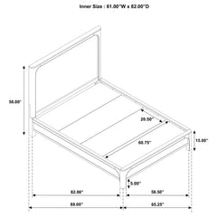 Solano Weathered Mango 56-inch Queen Panel Bed - Ornate Home