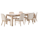 Solano Weathered Mango 7-piece Extension Table Dining Set - Ornate Home