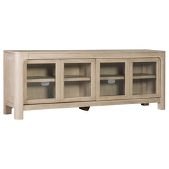Solano Weathered Mango 71-inch 2-door TV Stand Media Console - Ornate Home