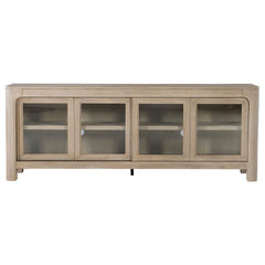 Solano Weathered Mango 71-inch 2-door TV Stand Media Console - Ornate Home