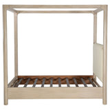 Solano Weathered Mango 85-inch Eastern King Canopy Bed - Ornate Home