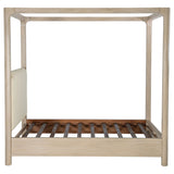 Solano Weathered Mango 85-inch Eastern King Canopy Bed - Ornate Home