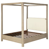 Solano Weathered Mango 85-inch Queen Canopy Bed - Ornate Home