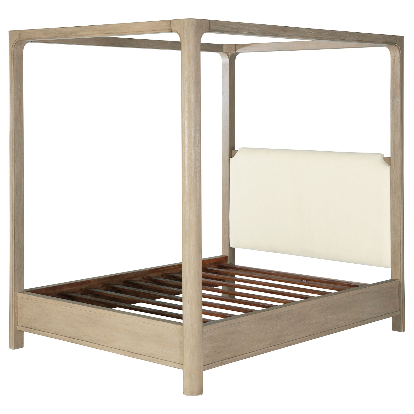 Solano Weathered Mango 85-inch Queen Canopy Bed - Ornate Home