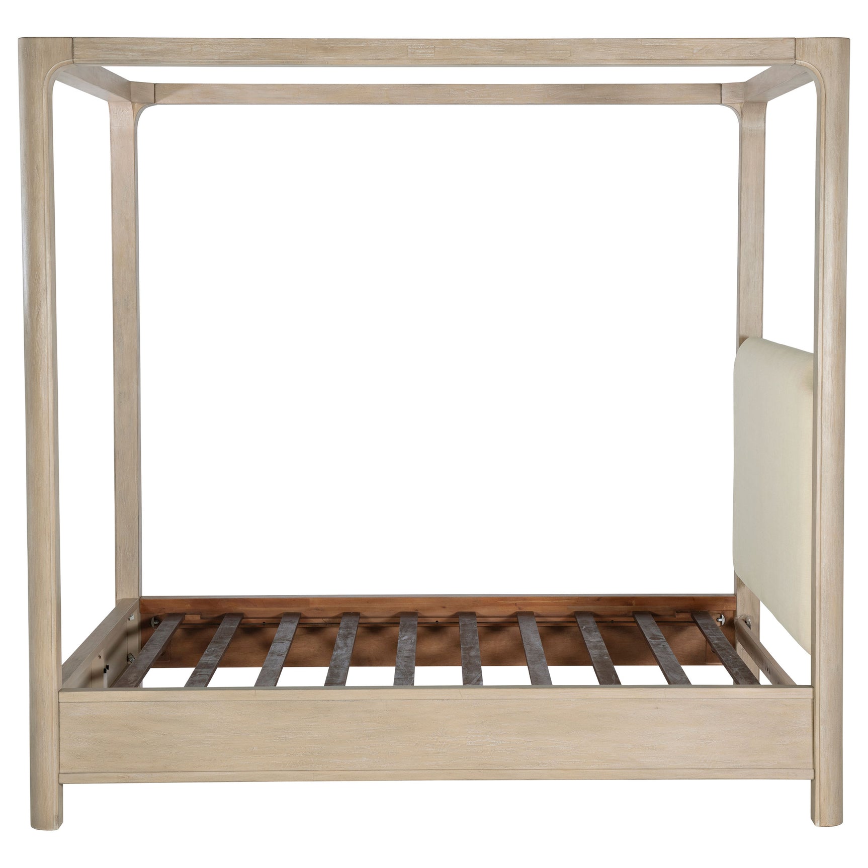 Solano Weathered Mango 85-inch Queen Canopy Bed - Ornate Home