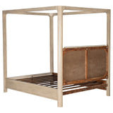 Solano Weathered Mango 85-inch Queen Canopy Bed - Ornate Home