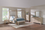 Solano Weathered Mango 85-inch Queen Canopy Bed - Ornate Home