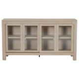Solano Weathered Mango Sliding Door Dining Sideboard Server - Ornate Home
