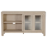 Solano Weathered Mango Sliding Door Dining Sideboard Server - Ornate Home
