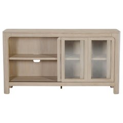 Solano Weathered Mango Sliding Door Dining Sideboard Server - Ornate Home