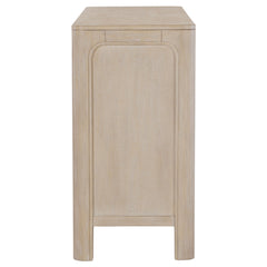 Solano Weathered Mango Sliding Door Dining Sideboard Server - Ornate Home