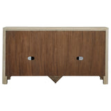 Solano Weathered Mango Sliding Door Dining Sideboard Server - Ornate Home