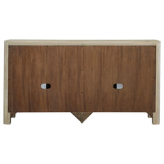 Solano Weathered Mango Sliding Door Dining Sideboard Server - Ornate Home