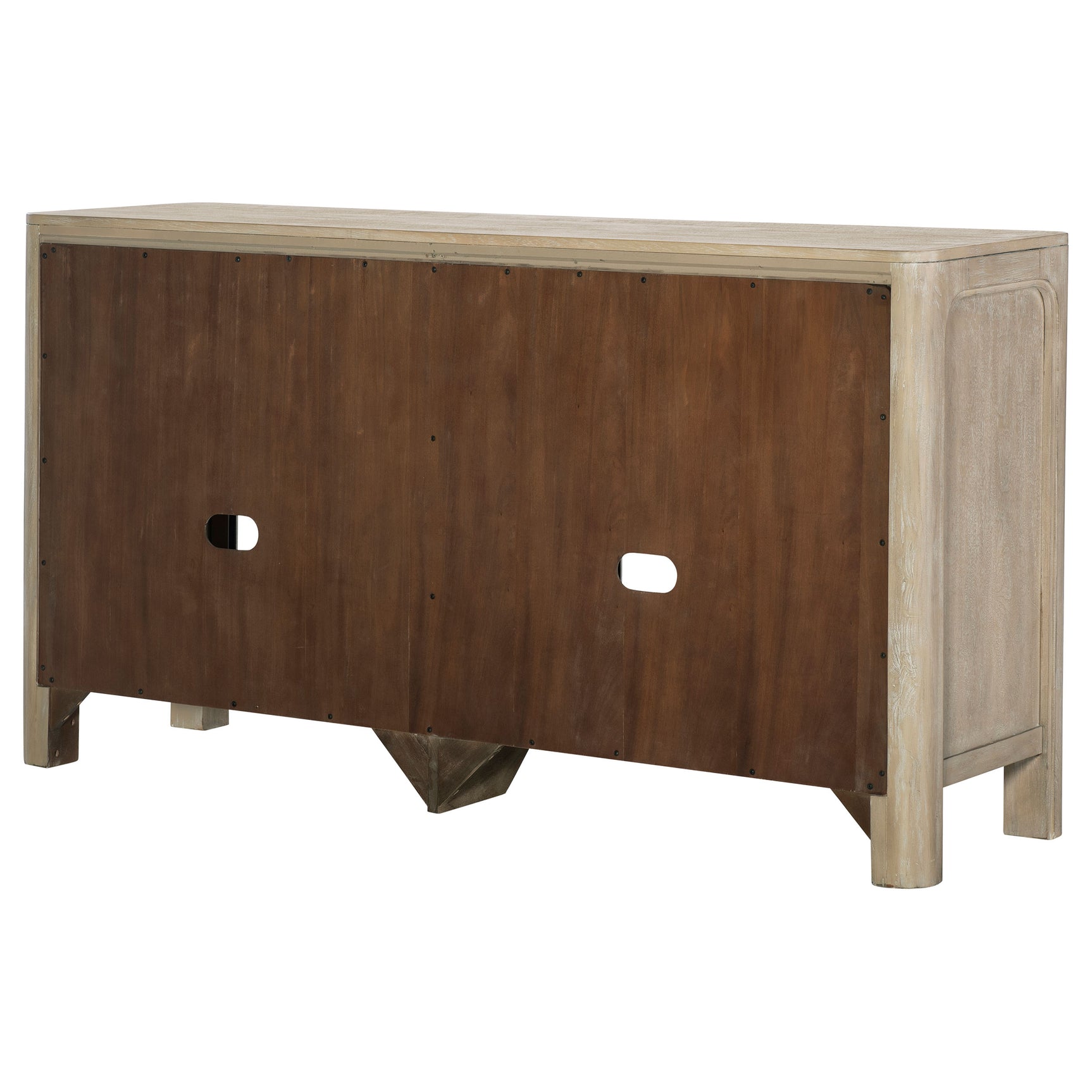 Solano Weathered Mango Sliding Door Dining Sideboard Server - Ornate Home