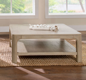 Solano Weathered Mango Square Wood Cocktail Coffee Table - Ornate Home