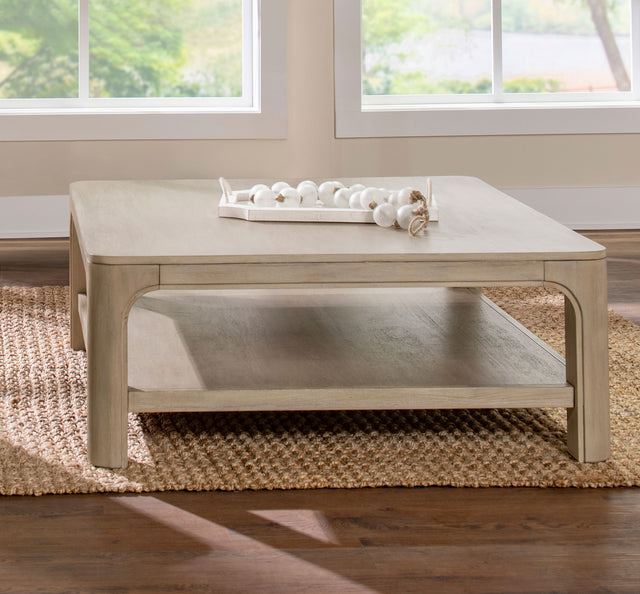 Solano Weathered Mango Square Wood Cocktail Coffee Table - Ornate Home