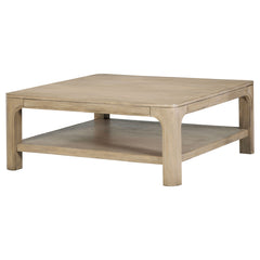 Solano Weathered Mango Square Wood Cocktail Coffee Table - Ornate Home