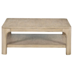 Solano Weathered Mango Square Wood Cocktail Coffee Table - Ornate Home