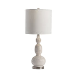 Solano White Table Lamp (Set of 2) - Ornate Home