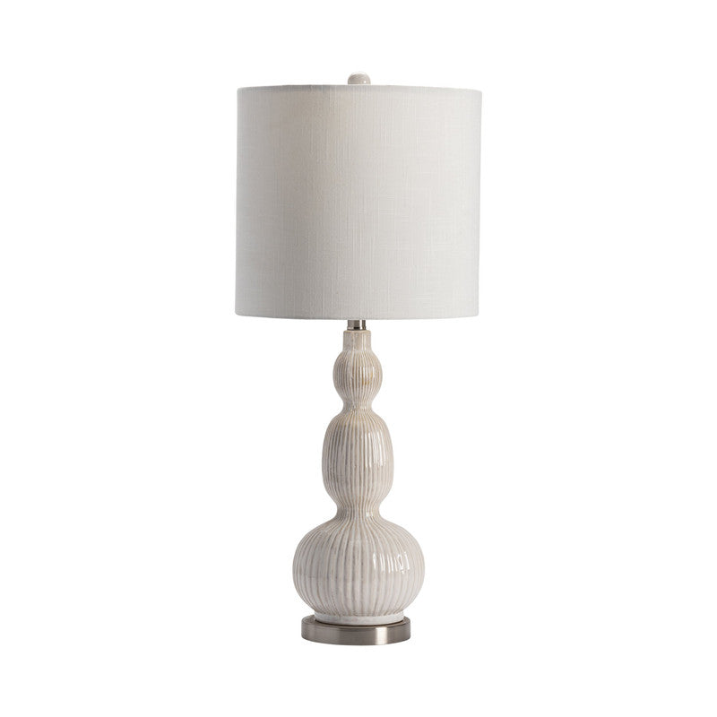 Solano White Table Lamp (Set of 2) - Ornate Home