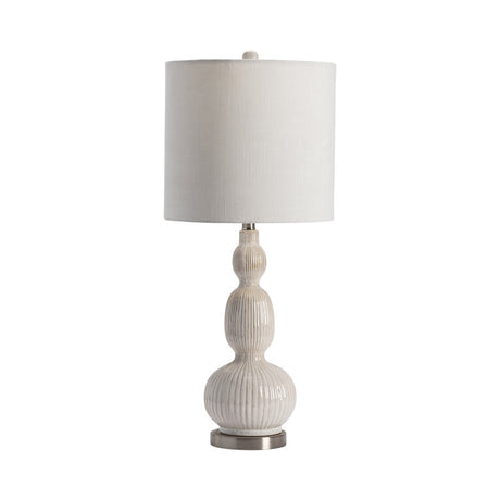 Solano White Table Lamp (Set of 2) - Ornate Home