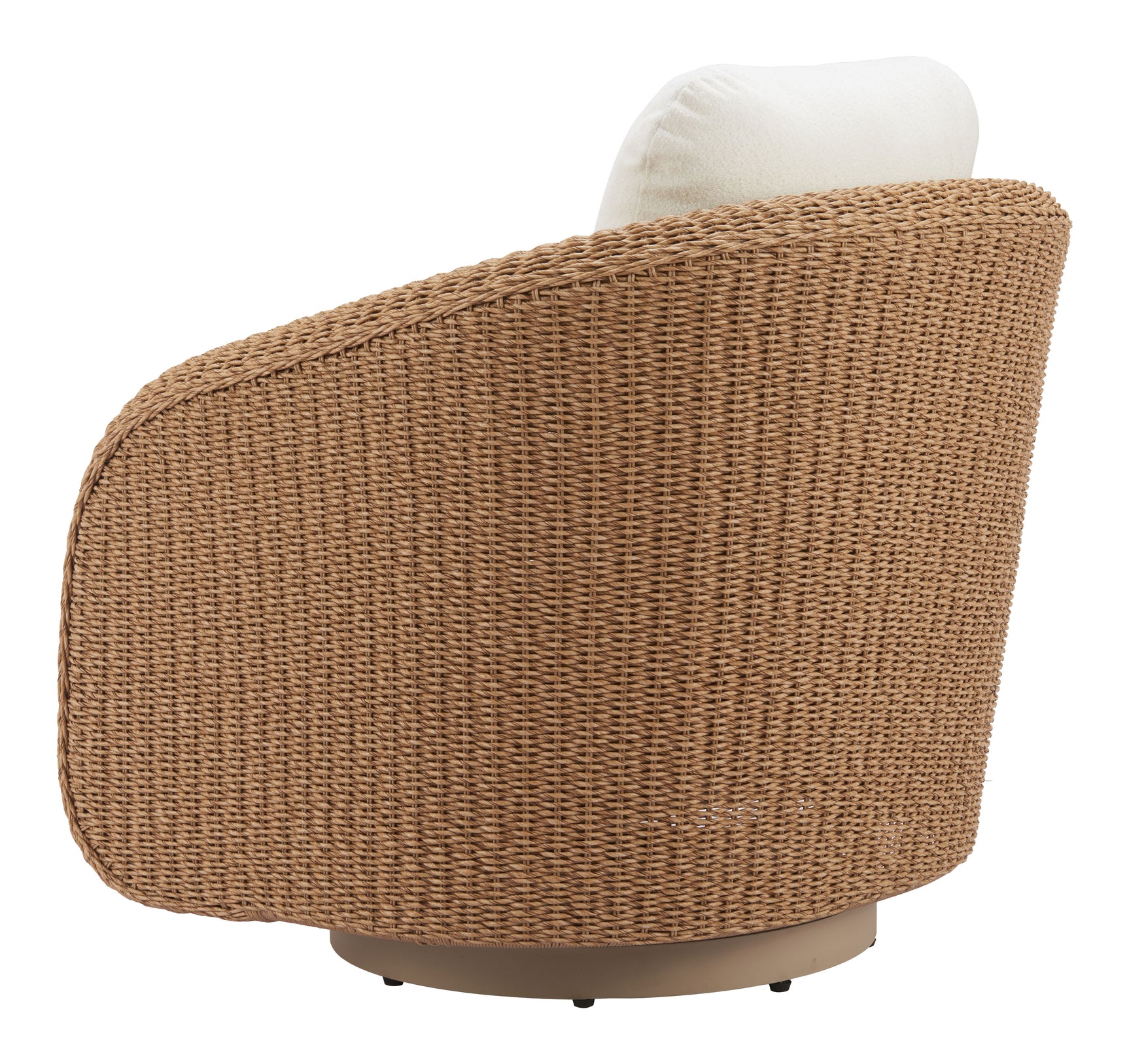 Solara Ivory Swivel Chair - Ornate Home