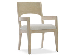 Solaria Dune/Off-White Arm Chair - Ornate Home