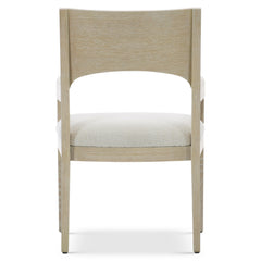 Solaria Dune/Off-White Arm Chair - Ornate Home