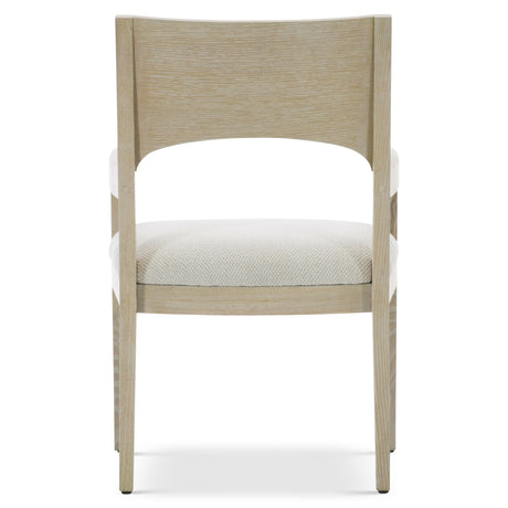 Solaria Dune/Off-White Arm Chair - Ornate Home
