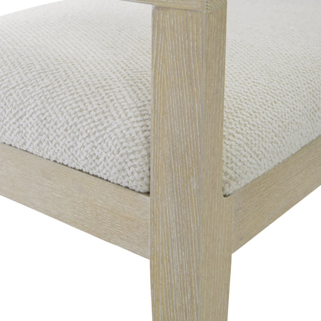 Solaria Dune/Off-White Arm Chair - Ornate Home