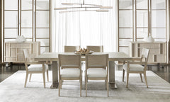 Solaria Dune/Off-White Arm Chair - Ornate Home