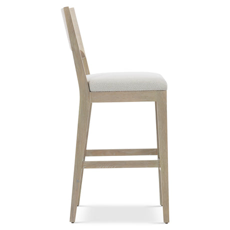 Solaria Dune/White/Cream Bar Stool - Ornate Home