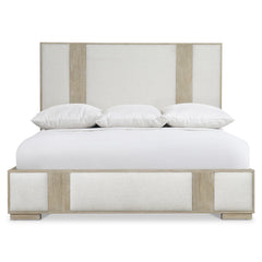 Solaria Dune/White/Cream California King Panel Bed - Ornate Home