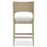 Solaria Dune/White/Cream Counter Stool - Ornate Home