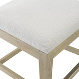 Solaria Dune/White/Cream Counter Stool - Ornate Home