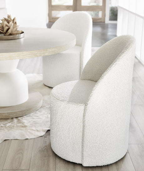 Solaria Off-White Arm Chair - Ornate Home