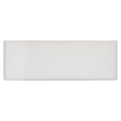 Solaria Shiny Nickel/White/Cream Bench - Ornate Home