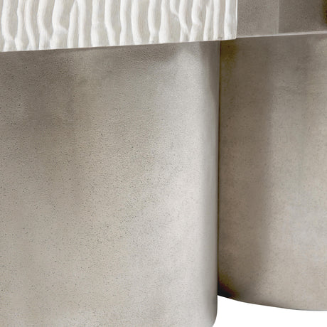 Solaria Weathered Bone Bar Cabinet - Ornate Home