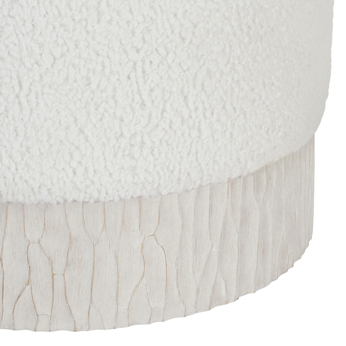 Solaria Weathered Bone Bench - Ornate Home