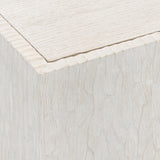 Solaria Weathered Bone Cocktail Table - Ornate Home