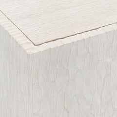 Solaria Weathered Bone Cocktail Table - Ornate Home