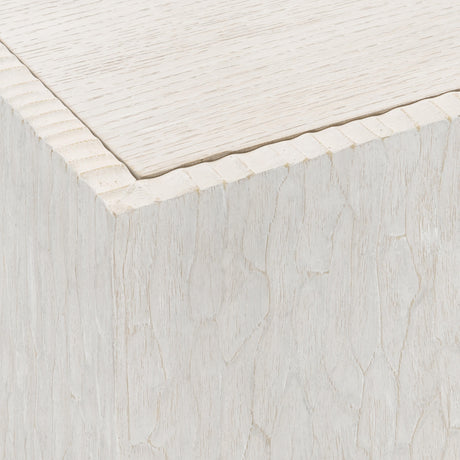 Solaria Weathered Bone Cocktail Table - Ornate Home