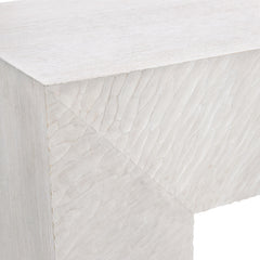 Solaria Weathered Bone Console Table - Ornate Home