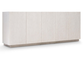Solaria Weathered Bone Entertainment Credenza - Ornate Home