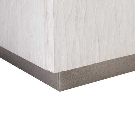 Solaria Weathered Bone Entertainment Credenza - Ornate Home