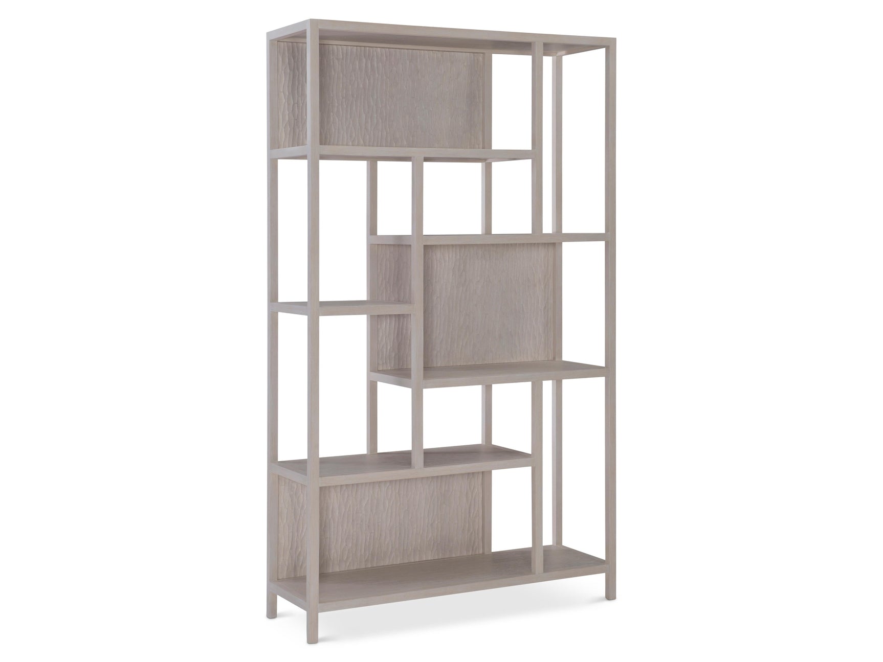 Solaria Weathered Bone Etagere - Ornate Home