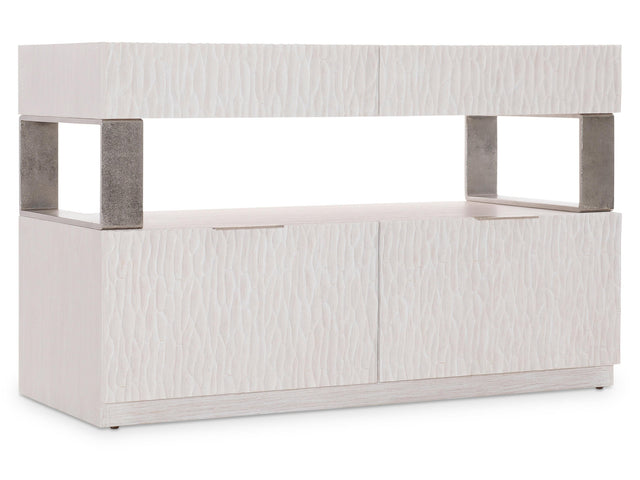 Solaria Weathered Bone File Credenza - Ornate Home