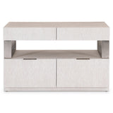 Solaria Weathered Bone File Credenza - Ornate Home