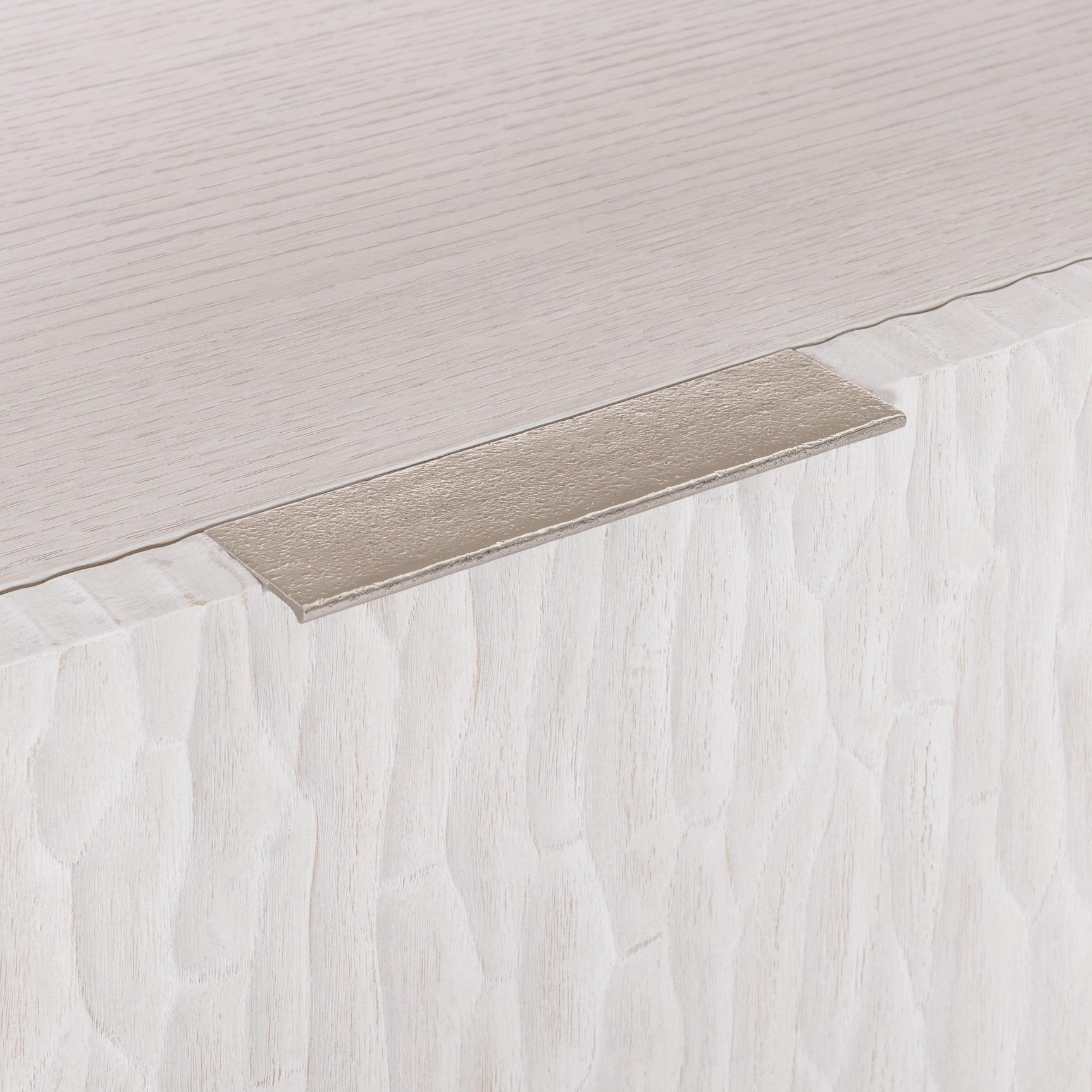 Solaria Weathered Bone File Credenza - Ornate Home