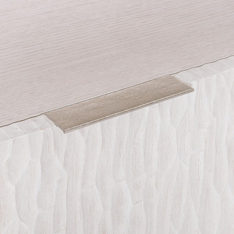 Solaria Weathered Bone File Credenza - Ornate Home